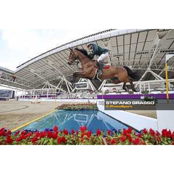 CHI AL SHAQAB 2023 - Doha, Al Shaqab 27/02/23 - ph.Stefano Grasso/CHI AL SHAQAB - Abdeslam Bennani Smires MAR Davino Q_CSIO4 Al Shaqab_20230227_01SG9995.JPG