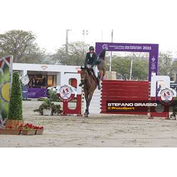 CHI AL SHAQAB 2023 - Doha, Al Shaqab 27/02/23 - ph.Stefano Grasso/CHI AL SHAQAB - Abdeslam Bennani Smires MAR Davino Q_CSIO4 Al Shaqab_20230227_STEG6001.JPG