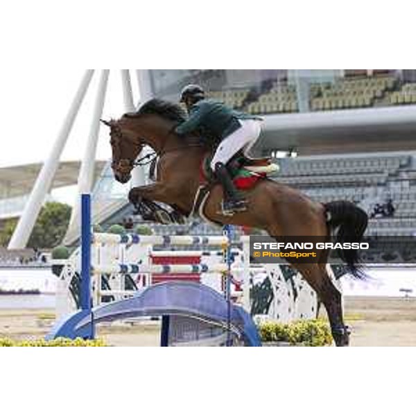 CHI AL SHAQAB 2023 - Doha, Al Shaqab 27/02/23 - ph.Stefano Grasso/CHI AL SHAQAB - Abdeslam Bennani Smires MAR Davino Q_CSIO4 Al Shaqab_20230227_STEG6705.JPG