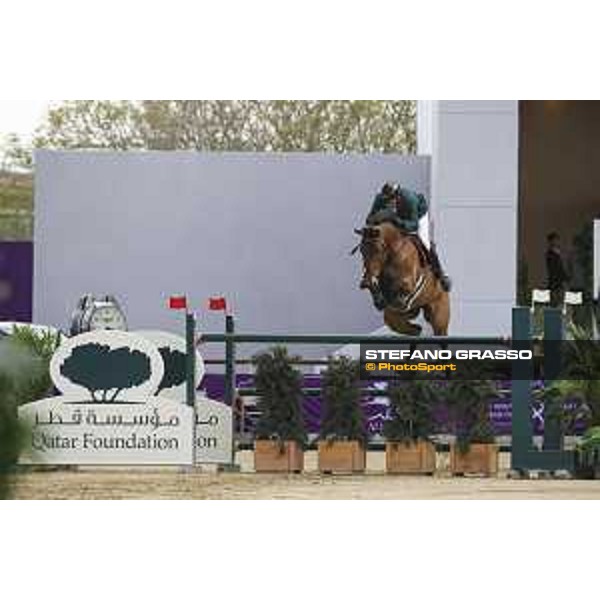 CHI AL SHAQAB 2023 - Doha, Al Shaqab 27/02/23 - ph.Stefano Grasso/CHI AL SHAQAB - Abdeslam Bennani Smires MAR Davino Q_CSIO4 Al Shaqab_20230227_STEG6718.JPG