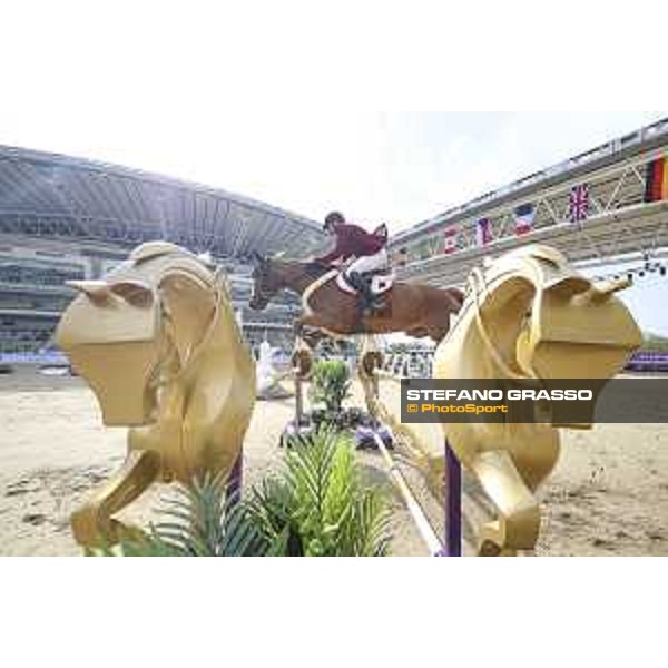 CHI AL SHAQAB 2023 - Doha, Al Shaqab 27/02/23 - ph.Stefano Grasso/CHI AL SHAQAB - Hamad Nasser Al Qadi QAT Sirocco_CSIO4 Al Shaqab_20230227_01SG0048.JPG
