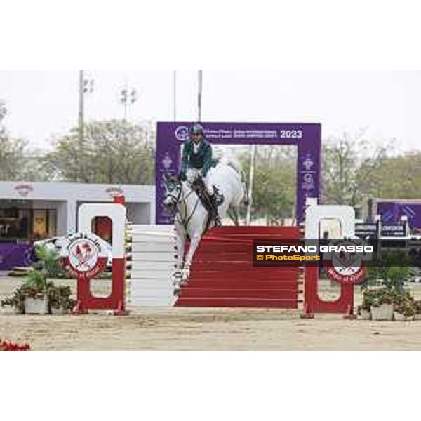 CHI AL SHAQAB 2023 - Doha, Al Shaqab 27/02/23 - ph.Stefano Grasso/CHI AL SHAQAB - Khaled Almobty KSA Equine America Spacecake_CSIO4 Al Shaqab_20230227_STEG5585.JPG