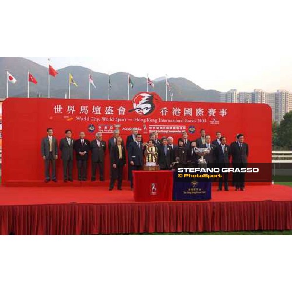 price ceremony of The Hong Kong Cup 2003 Sha Tin 14-12-03 ph. Stefano Grasso