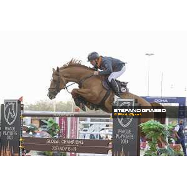 LGCT of DOHA 2023 - Doha, Al Shaqab 03/03/23 - ph.Stefano Grasso/LGCT-GCL - LGCT Doha_03-155_Karaevli Omer TUR Policeman_20230303_STEG3403.jpg