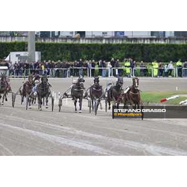 74° Gran Premio Lotteria di Agnano Vernissage Grif - Alessandro Gocciadoro winners of 3rd heat Gran Premio Lotteria di Agnano Napoli, Agnano 01/05/2023 ph.Stefano Grasso/Ippodromi di Agnano