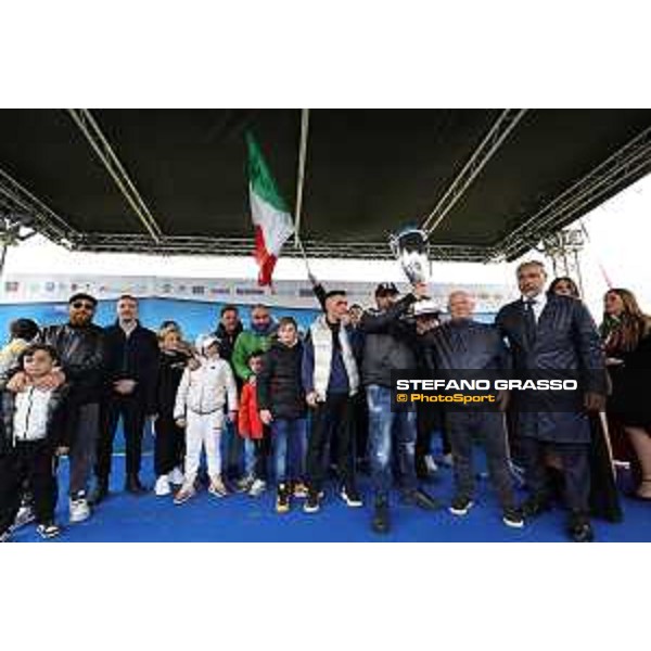 74° Gran Premio Lotteria di Agnano Vernissage Grif - Alessandro Gocciadoro winners of 74° Gran Premio Lotteria di Agnano Napoli, Agnano 01/05/2023 ph.Stefano Grasso/Ippodromi di Agnano