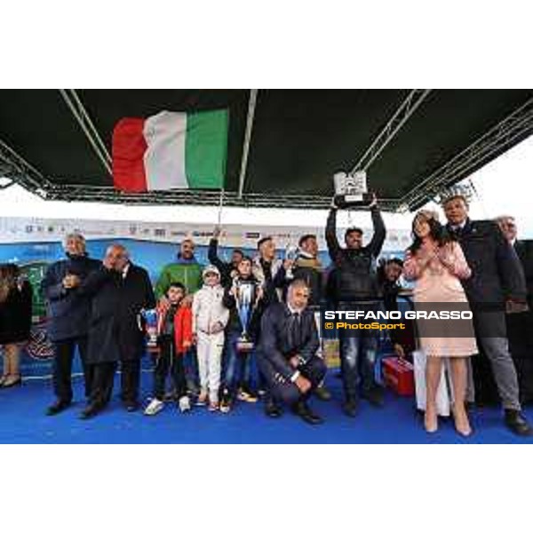 74° Gran Premio Lotteria di Agnano Vernissage Grif - Alessandro Gocciadoro winners of 74° Gran Premio Lotteria di Agnano Napoli, Agnano 01/05/2023 ph.Stefano Grasso/Ippodromi di Agnano