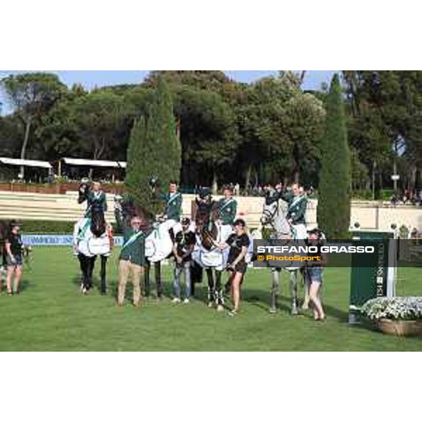 CSIO Piazza di Siena of Roma - - Roma, Villa Borghese - 26 May 2023 - ph.Stefano Grasso/Loro Piana Team Ireland wins the Nations Cup Intesa SanPaolo