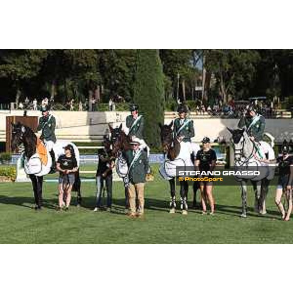 CSIO Piazza di Siena of Roma - - Roma, Villa Borghese - 26 May 2023 - ph.Stefano Grasso/Loro Piana Team Ireland wins the Nations Cup Intesa SanPaolo