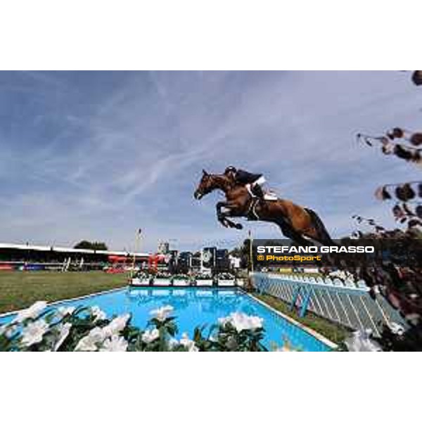 FEI Jumping European Championship - Milano, Milano San Siro racecourse - 3 September 2023 - ph.Stefano Grasso Maher Ben from GBR riding Faltic HB