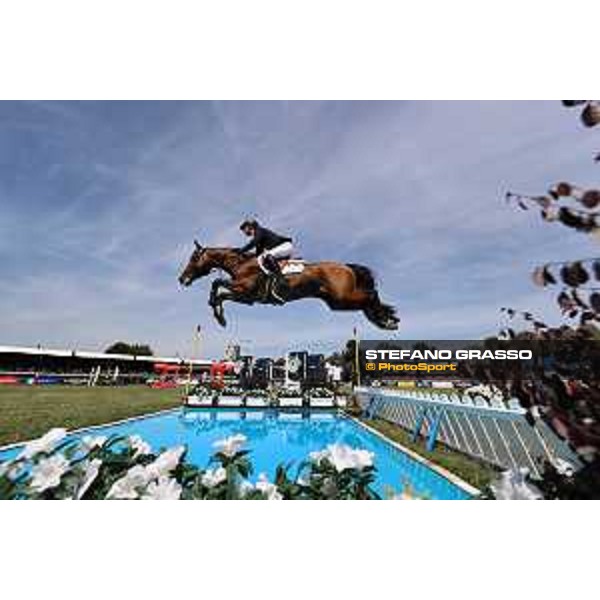 FEI Jumping European Championship - Milano, Milano San Siro racecourse - 3 September 2023 - ph.Stefano Grasso Maher Ben from GBR riding Faltic HB