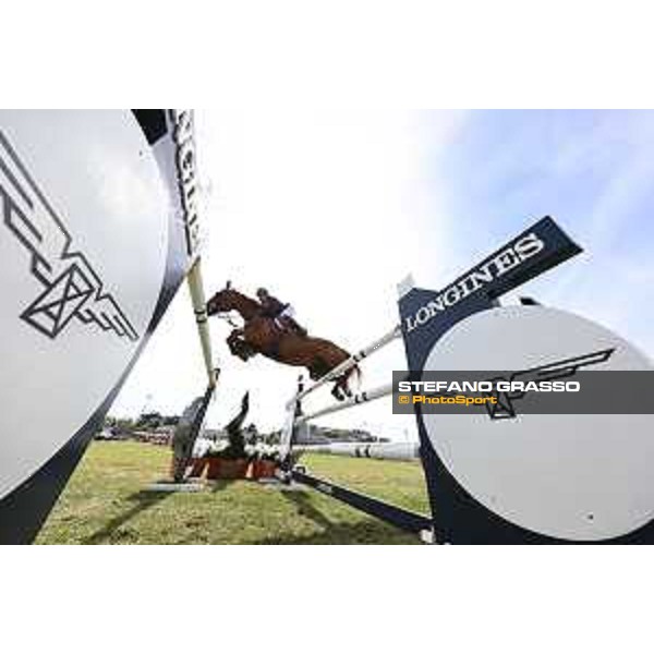 FEI Jumping European Championship - Milano, Milano San Siro racecourse - 3 September 2023 - ph.Stefano Grasso Epaillard Julien from FRA riding Dubai du Cedre