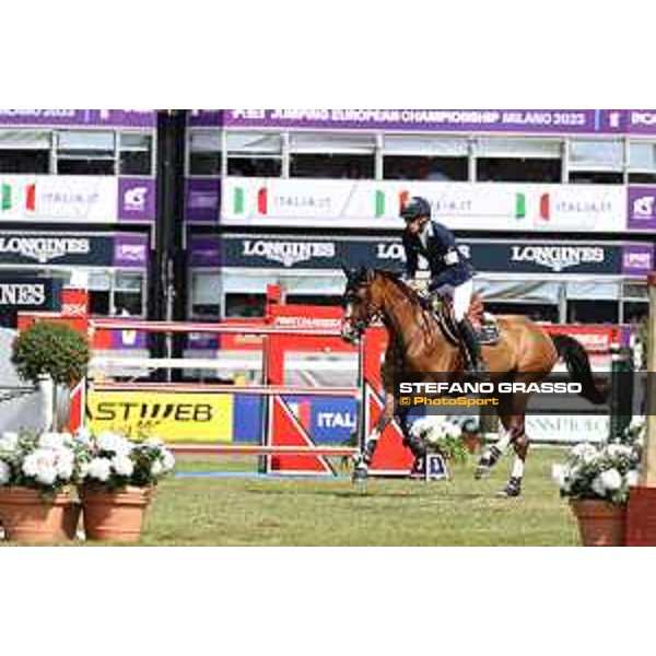 FEI Jumping European Championship - Milano, Milano San Siro racecourse - 3 September 2023 - ph.Stefano Grasso von Eckermann Henrik from SWE riding Iliana