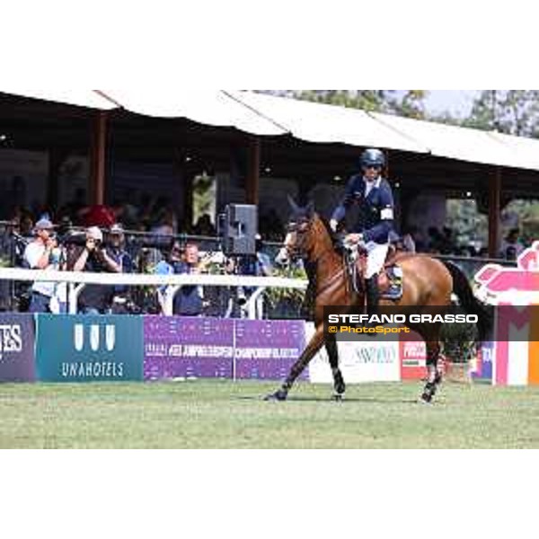 FEI Jumping European Championship - Milano, Milano San Siro racecourse - 3 September 2023 - ph.Stefano Grasso von Eckermann Henrik from SWE riding Iliana