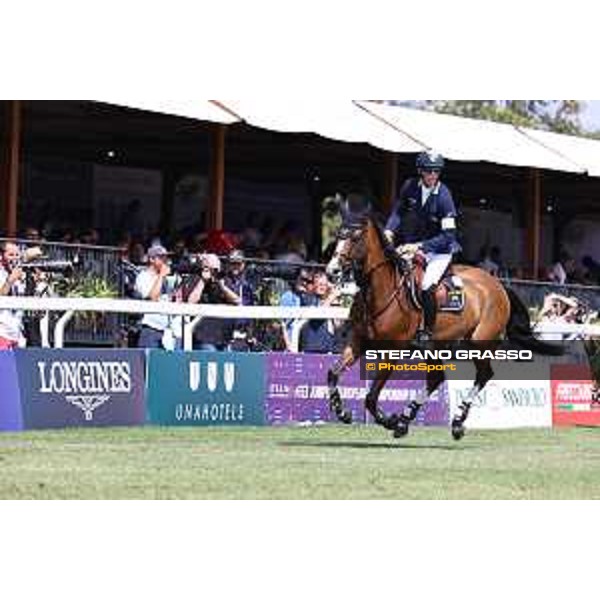 FEI Jumping European Championship - Milano, Milano San Siro racecourse - 3 September 2023 - ph.Stefano Grasso von Eckermann Henrik from SWE riding Iliana