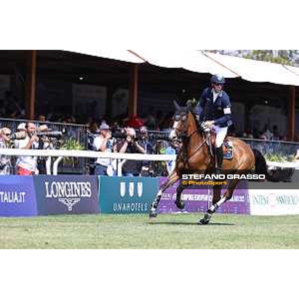 FEI Jumping European Championship - Milano, Milano San Siro racecourse - 3 September 2023 - ph.Stefano Grasso von Eckermann Henrik from SWE riding Iliana