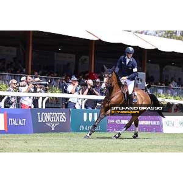 FEI Jumping European Championship - Milano, Milano San Siro racecourse - 3 September 2023 - ph.Stefano Grasso von Eckermann Henrik from SWE riding Iliana