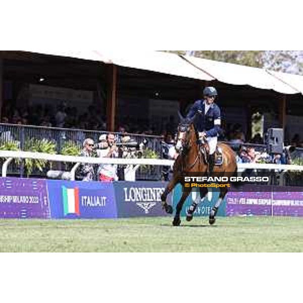 FEI Jumping European Championship - Milano, Milano San Siro racecourse - 3 September 2023 - ph.Stefano Grasso von Eckermann Henrik from SWE riding Iliana