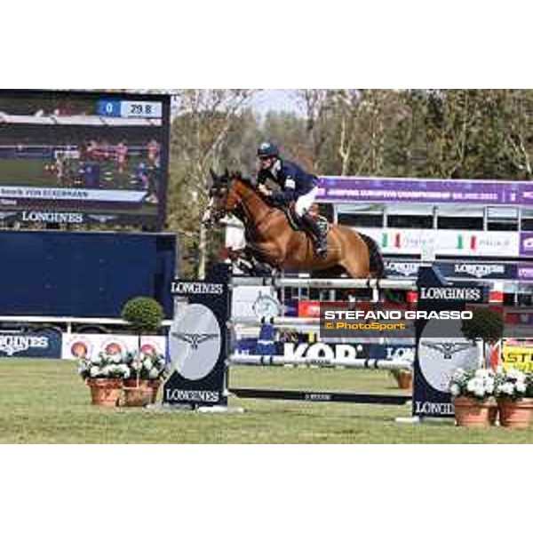 FEI Jumping European Championship - Milano, Milano San Siro racecourse - 3 September 2023 - ph.Stefano Grasso von Eckermann Henrik from SWE riding Iliana