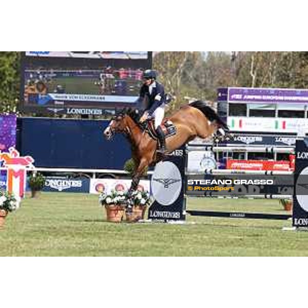 FEI Jumping European Championship - Milano, Milano San Siro racecourse - 3 September 2023 - ph.Stefano Grasso von Eckermann Henrik from SWE riding Iliana