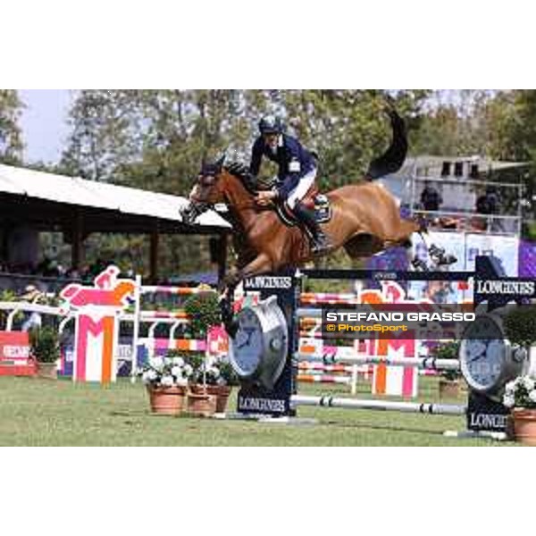 FEI Jumping European Championship - Milano, Milano San Siro racecourse - 3 September 2023 - ph.Stefano Grasso von Eckermann Henrik from SWE riding Iliana