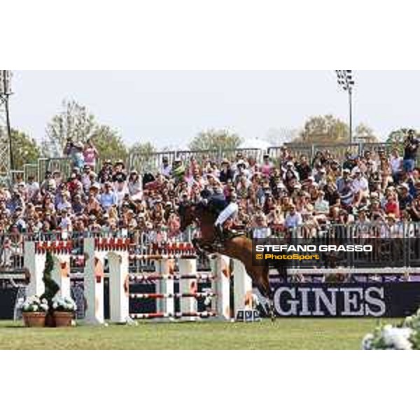 FEI Jumping European Championship - Milano, Milano San Siro racecourse - 3 September 2023 - ph.Stefano Grasso von Eckermann Henrik from SWE riding Iliana