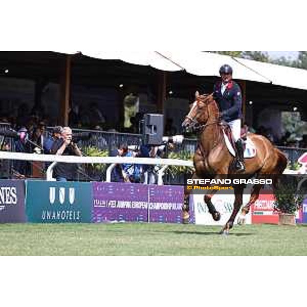 FEI Jumping European Championship - Milano, Milano San Siro racecourse - 3 September 2023 - ph.Stefano Grasso Epaillard Julien from FRA riding Dubai du Cedre