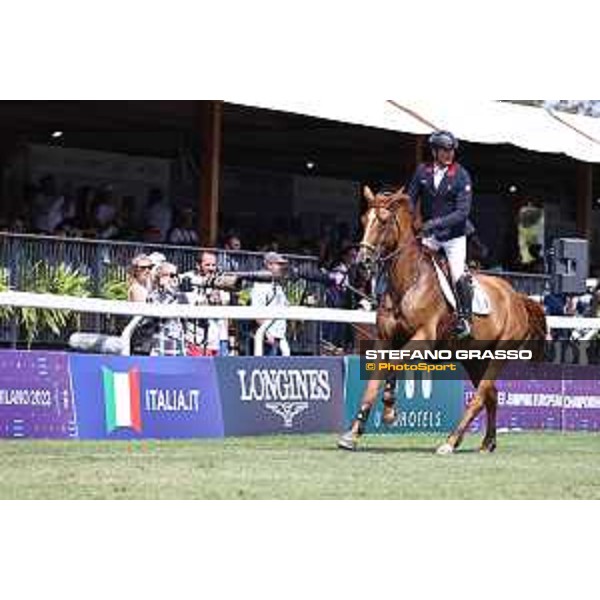 FEI Jumping European Championship - Milano, Milano San Siro racecourse - 3 September 2023 - ph.Stefano Grasso Epaillard Julien from FRA riding Dubai du Cedre