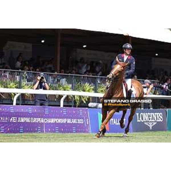 FEI Jumping European Championship - Milano, Milano San Siro racecourse - 3 September 2023 - ph.Stefano Grasso Epaillard Julien from FRA riding Dubai du Cedre