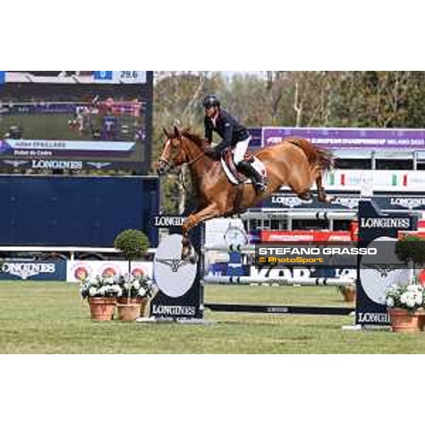 FEI Jumping European Championship - Milano, Milano San Siro racecourse - 3 September 2023 - ph.Stefano Grasso Epaillard Julien from FRA riding Dubai du Cedre