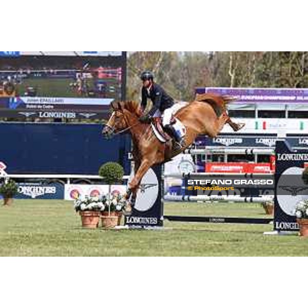 FEI Jumping European Championship - Milano, Milano San Siro racecourse - 3 September 2023 - ph.Stefano Grasso Epaillard Julien from FRA riding Dubai du Cedre