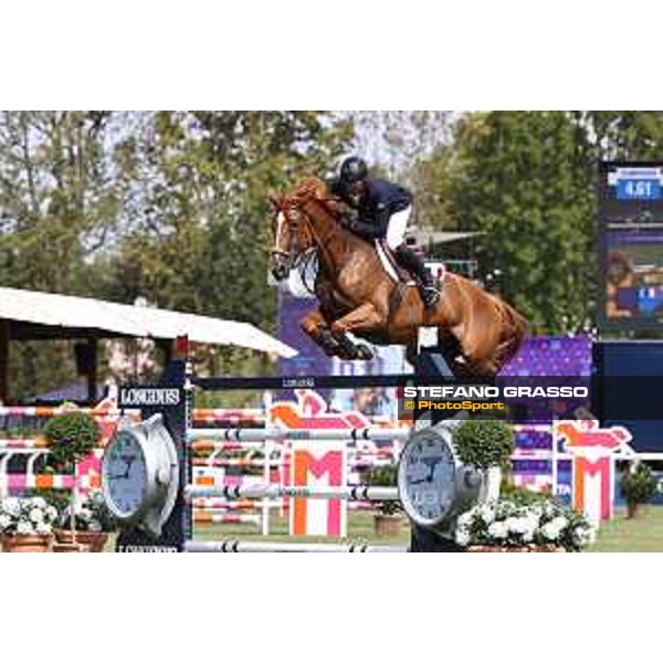 FEI Jumping European Championship - Milano, Milano San Siro racecourse - 3 September 2023 - ph.Stefano Grasso Epaillard Julien from FRA riding Dubai du Cedre