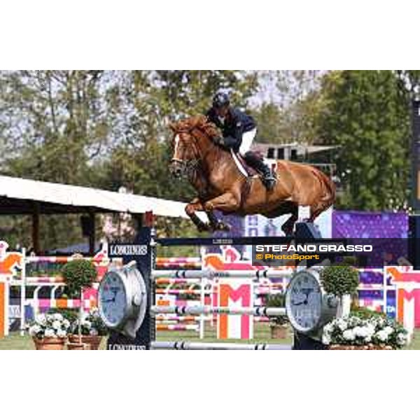 FEI Jumping European Championship - Milano, Milano San Siro racecourse - 3 September 2023 - ph.Stefano Grasso Epaillard Julien from FRA riding Dubai du Cedre