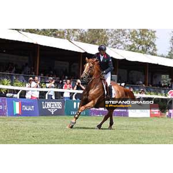 FEI Jumping European Championship - Milano, Milano San Siro racecourse - 3 September 2023 - ph.Stefano Grasso Epaillard Julien from FRA riding Dubai du Cedre