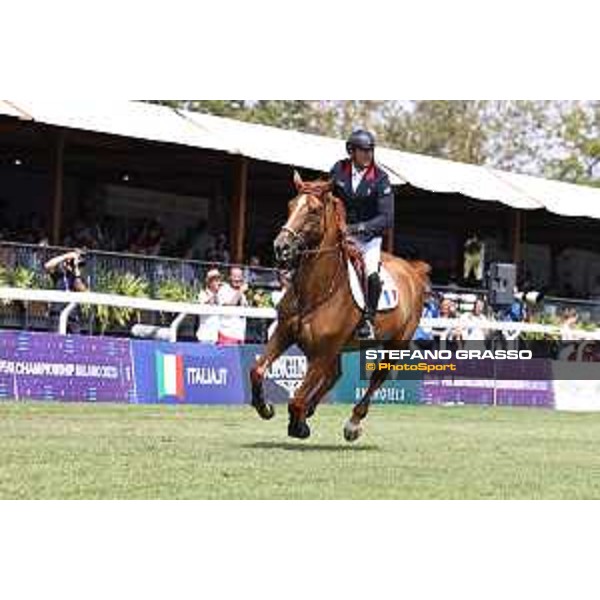 FEI Jumping European Championship - Milano, Milano San Siro racecourse - 3 September 2023 - ph.Stefano Grasso Epaillard Julien from FRA riding Dubai du Cedre