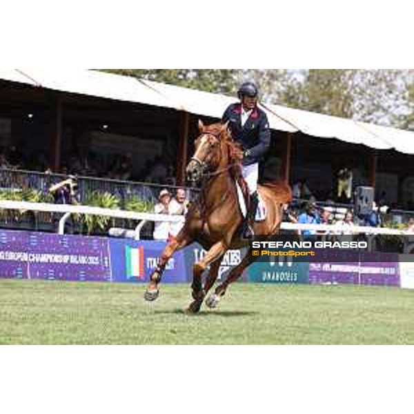 FEI Jumping European Championship - Milano, Milano San Siro racecourse - 3 September 2023 - ph.Stefano Grasso Epaillard Julien from FRA riding Dubai du Cedre