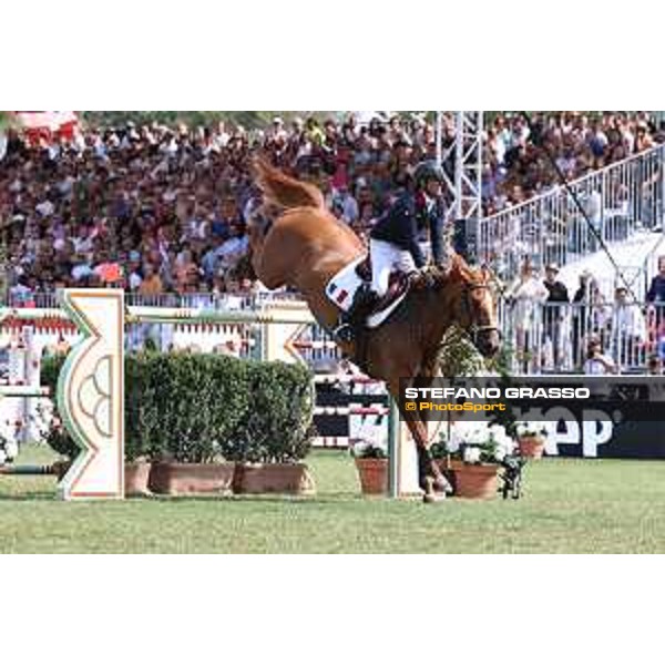 FEI Jumping European Championship - Milano, Milano San Siro racecourse - 3 September 2023 - ph.Stefano Grasso Epaillard Julien from FRA riding Dubai du Cedre