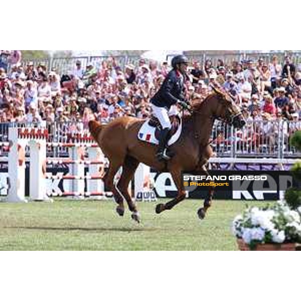 FEI Jumping European Championship - Milano, Milano San Siro racecourse - 3 September 2023 - ph.Stefano Grasso Epaillard Julien from FRA riding Dubai du Cedre