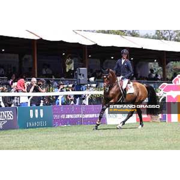 FEI Jumping European Championship - Milano, Milano San Siro racecourse - 3 September 2023 - ph.Stefano Grasso Maher Ben from GBR riding Faltic HB