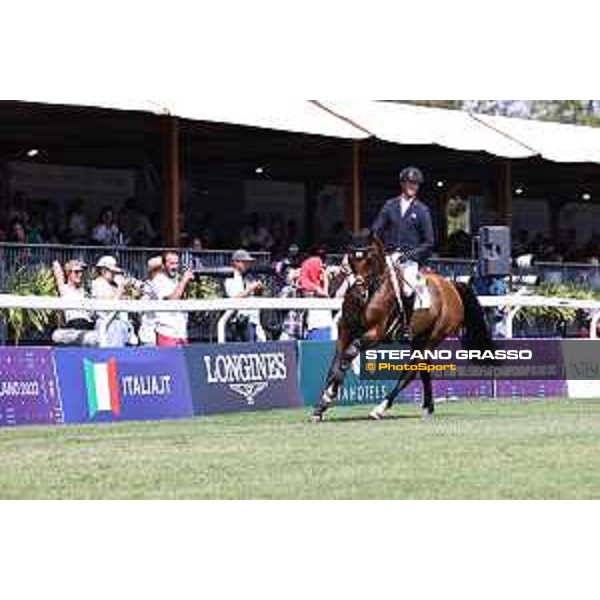 FEI Jumping European Championship - Milano, Milano San Siro racecourse - 3 September 2023 - ph.Stefano Grasso Maher Ben from GBR riding Faltic HB