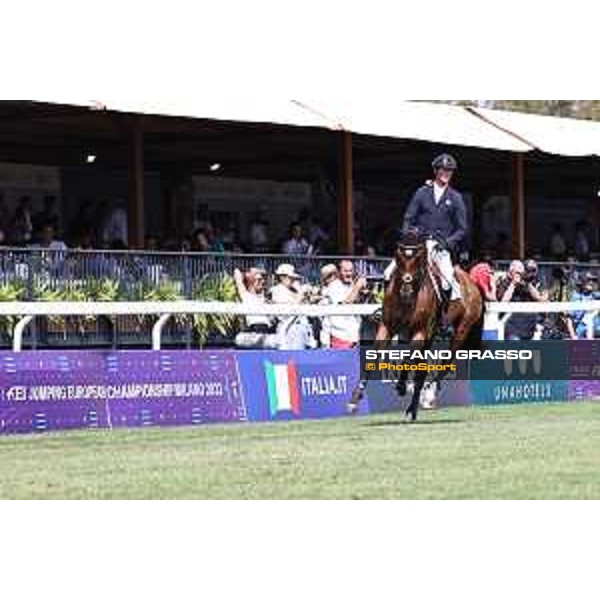 FEI Jumping European Championship - Milano, Milano San Siro racecourse - 3 September 2023 - ph.Stefano Grasso Maher Ben from GBR riding Faltic HB