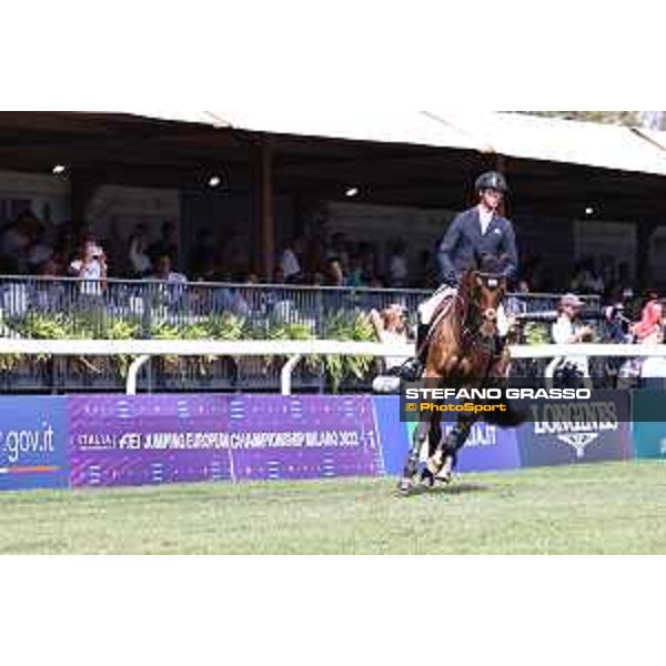 FEI Jumping European Championship - Milano, Milano San Siro racecourse - 3 September 2023 - ph.Stefano Grasso Maher Ben from GBR riding Faltic HB