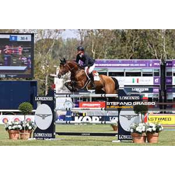 FEI Jumping European Championship - Milano, Milano San Siro racecourse - 3 September 2023 - ph.Stefano Grasso Maher Ben from GBR riding Faltic HB