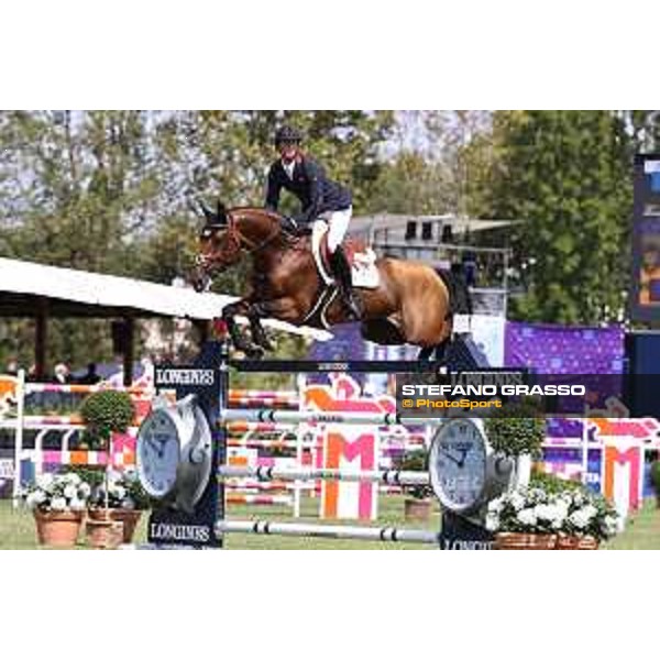 FEI Jumping European Championship - Milano, Milano San Siro racecourse - 3 September 2023 - ph.Stefano Grasso Maher Ben from GBR riding Faltic HB