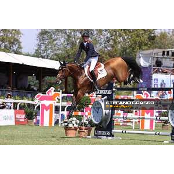 FEI Jumping European Championship - Milano, Milano San Siro racecourse - 3 September 2023 - ph.Stefano Grasso Maher Ben from GBR riding Faltic HB