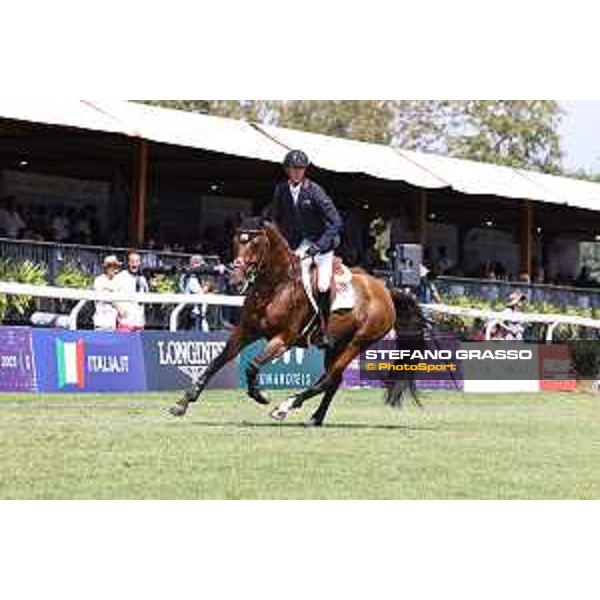 FEI Jumping European Championship - Milano, Milano San Siro racecourse - 3 September 2023 - ph.Stefano Grasso Maher Ben from GBR riding Faltic HB