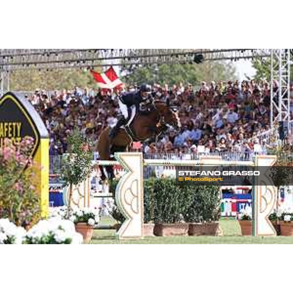 FEI Jumping European Championship - Milano, Milano San Siro racecourse - 3 September 2023 - ph.Stefano Grasso Maher Ben from GBR riding Faltic HB