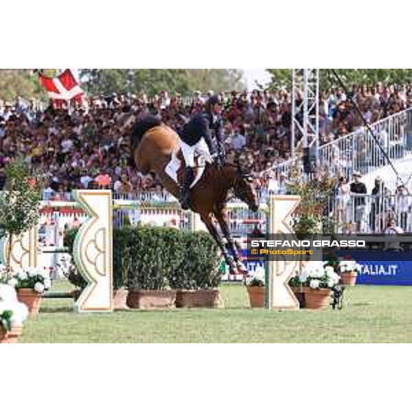 FEI Jumping European Championship - Milano, Milano San Siro racecourse - 3 September 2023 - ph.Stefano Grasso Maher Ben from GBR riding Faltic HB