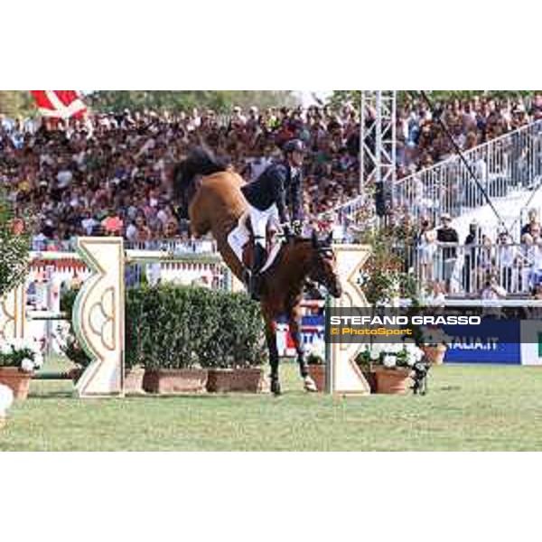 FEI Jumping European Championship - Milano, Milano San Siro racecourse - 3 September 2023 - ph.Stefano Grasso Maher Ben from GBR riding Faltic HB