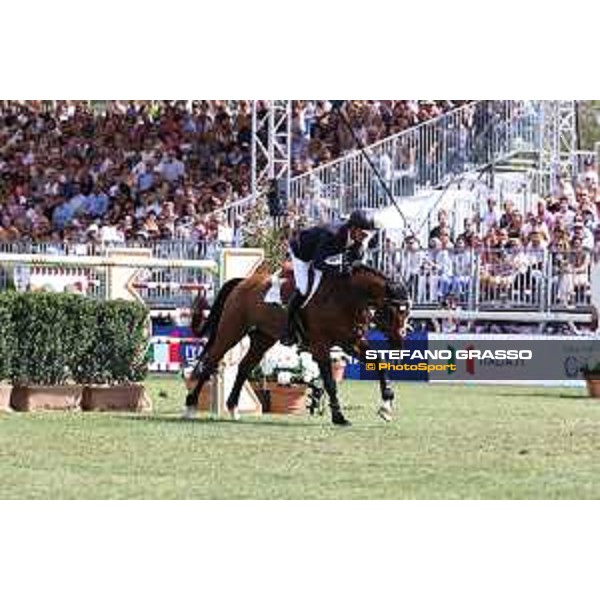 FEI Jumping European Championship - Milano, Milano San Siro racecourse - 3 September 2023 - ph.Stefano Grasso Maher Ben from GBR riding Faltic HB